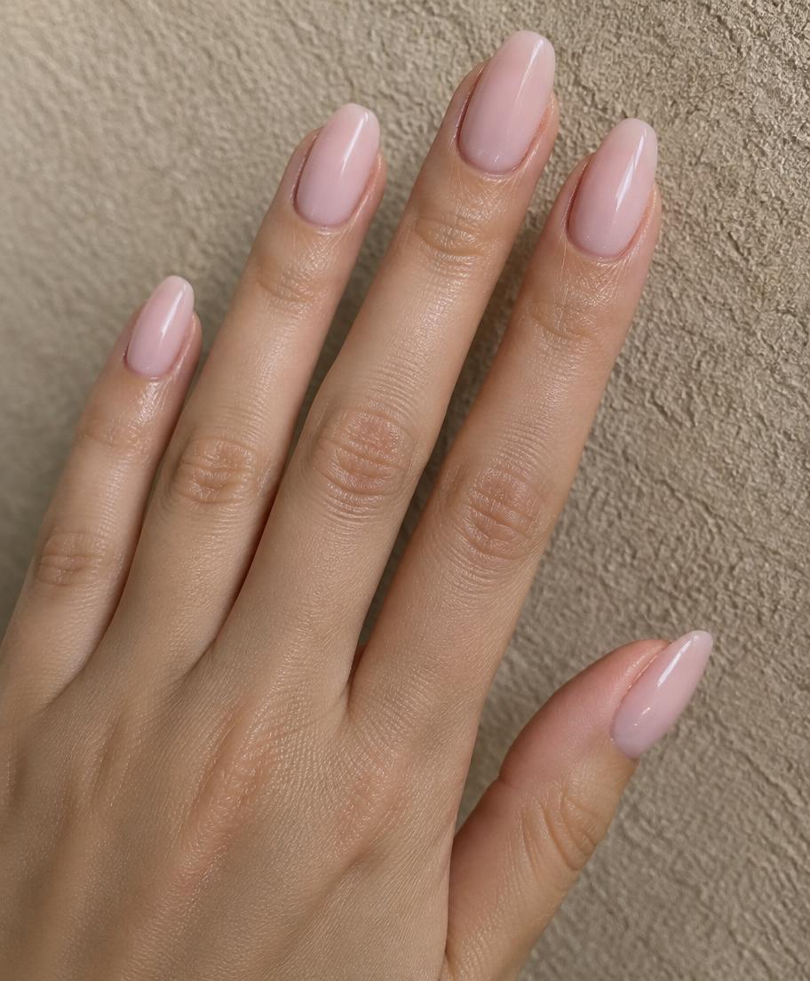 Pose gel rose lacté